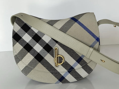 Burberry Medium Rocking Horse Bag Beige Made in Italy 80859351 NWOT