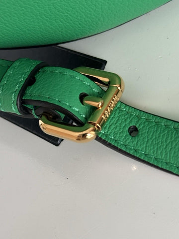 Versace Medusa Head Leather Round Bright Green Crossbody Bag 1021602 IT NWT