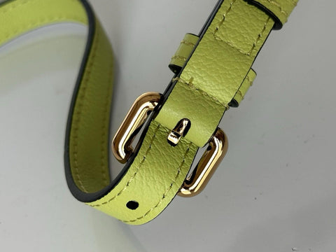 Versace Medusa Head Calf Leather Round Citron Crossbody Bag 1021602 IT NWT