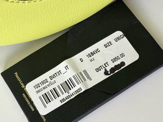Versace Medusa Head Calf Leather Round Citron Crossbody Bag 1021602 IT NWT