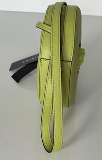 Versace Medusa Head Calf Leather Round Citron Crossbody Bag 1021602 IT NWT