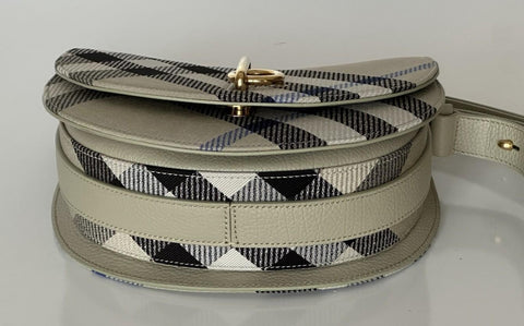 Burberry Small Rocking Horse Check Lichen Bag Jackquard Italy 80996621 NWT $1990