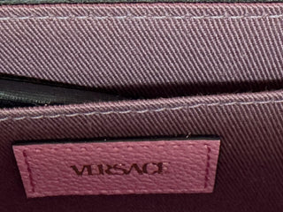 Versace Gold Medusa Head Leather Pink Paradise Small Shoulder Bag 1008100 NWT