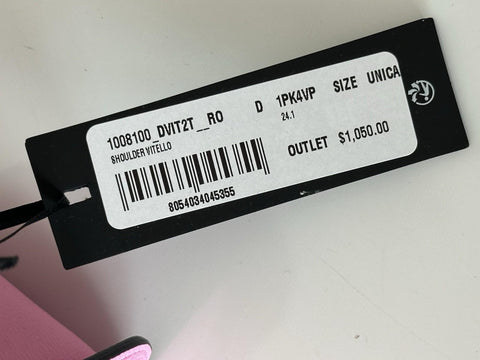 Versace Gold Medusa Head Leather Pink Paradise Small Shoulder Bag 1008100 NWT