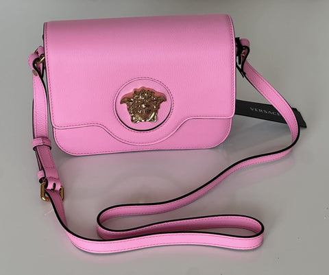 Versace Gold Medusa Head Leather Pink Paradise Small Shoulder Bag 1008100 NWT