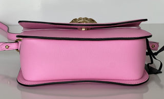 Versace Gold Medusa Head Leather Pink Paradise Small Shoulder Bag 1008100 NWT