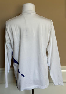 Burberry EKD Printed Men’s White/Blue T-shirt Small 8077669 Portugal NWT $910