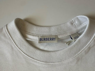 Burberry EKD Printed Men’s White/Blue T-shirt Small 8077669 Portugal NWT $910