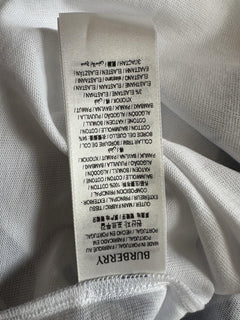 Burberry EKD Printed Men’s White/Blue T-shirt Small 8077669 Portugal NWT $910
