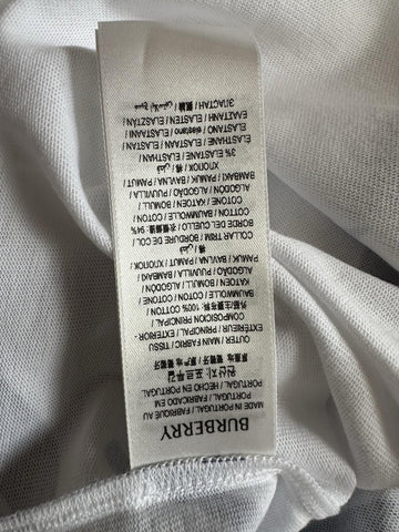 Burberry EKD Printed Men’s White/Blue T-shirt Medium 8077669 Portugal NWT $910