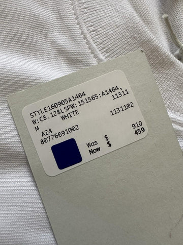 Burberry EKD Printed Men’s White/Blue T-shirt Medium 8077669 Portugal NWT $910