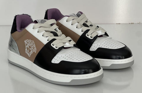 Versace Women’s Medusa Multicolor Leather Sneakers 9 US (39) Italy 1014316 NIB