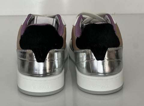 Versace Women’s Medusa Multicolor Leather Sneakers 9 US (39) Italy 1014316 NIB