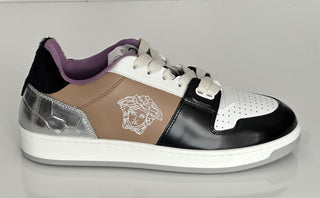 Versace Women’s Medusa Multicolor Leather Sneakers 9 US (39) Italy 1014316 NIB