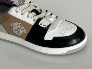 Versace Women’s Medusa Multicolor Leather Sneakers 9 US (39) Italy 1014316 NIB