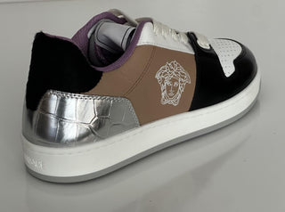 Versace Women’s Medusa Multicolor Leather Sneakers 9 US (39) Italy 1014316 NIB