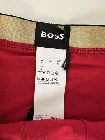 BOSS Hugo Boss Briefs Underwear L Logo Red NWT $30