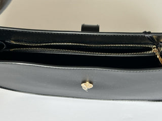 Versace Greca Goddess Leather Black Large Hobo Bag 1013166 Italy NWT $1795