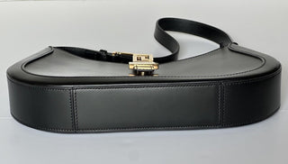 Versace Greca Goddess Leather Black Large Hobo Bag 1013166 Italy NWT $1795