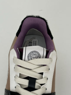 Versace Women’s Medusa Multicolor Leather Sneakers 11 US (41) Italy 1014316 NIB