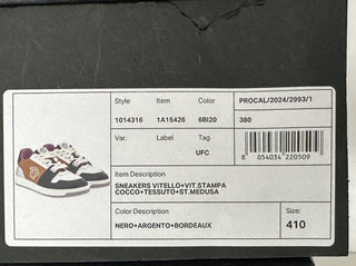 Versace Women’s Medusa Multicolor Leather Sneakers 11 US (41) Italy 1014316 NIB