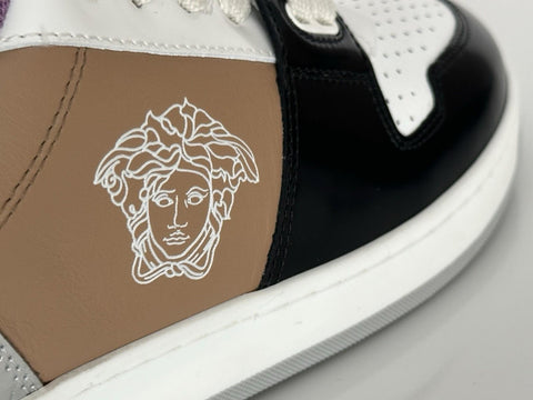 Versace Women’s Medusa Multicolor Leather Sneakers 11 US (41) Italy 1014316 NIB