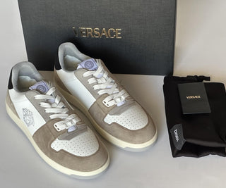 Versace Medusa Men’s Suede Leather Multicolor Sneakers 7 US (40) 1013377 IT NIB