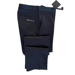 Versace Men's Black Pants 36 US (52 Euro) Made in Italy A84004 NWT $650