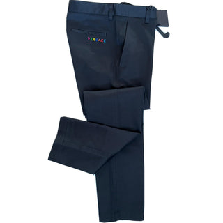 Versace Men's Black Pants 36 US (52 Euro) Made in Italy A84004 NWT $650