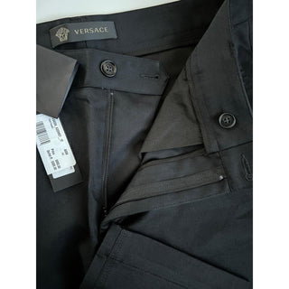 Versace Men's Black Pants 36 US (52 Euro) Made in Italy A84004 NWT $650