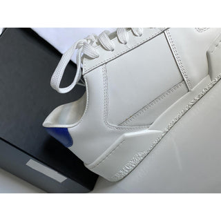 NIB $495 Versace Men's White Leather Sneakers 10 US (43 Euro) Italy DSU7843