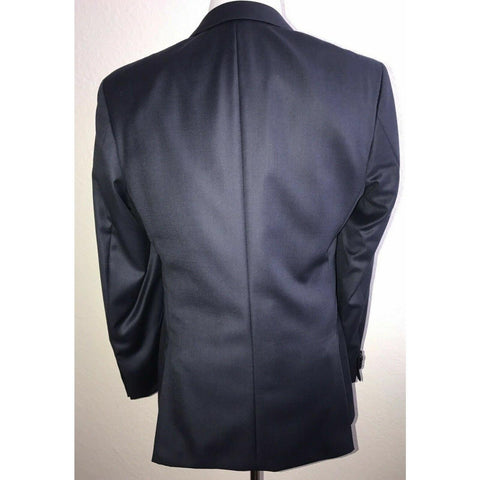 NWT $695 Boss Hugo Boss Grand Silk / Wool Navy Sport Coat Jacket 38R US