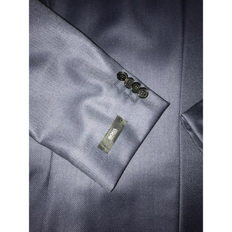 NWT $695 Boss Hugo Boss Grand Silk / Wool Navy Sport Coat Jacket 38R US