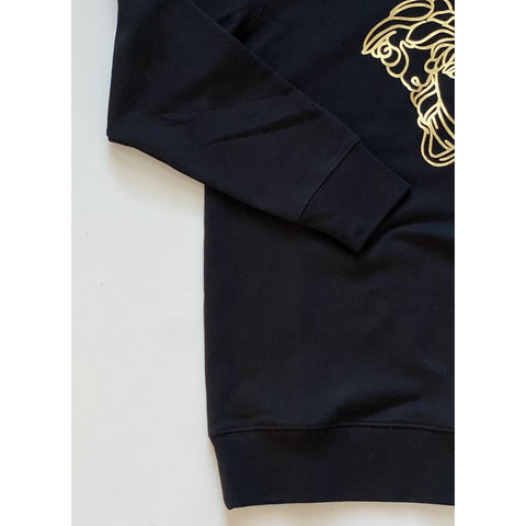 NWT $650 Versace Crewneck Women’s Black Medusa Logo Sweater 8 US (42 Euro) 85402