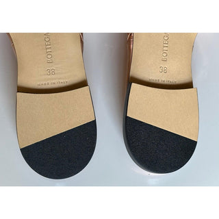 NWT $1350 Bottega Veneta Lido Violet - Old Rose Flat Sandals Shoes 8 US 608853