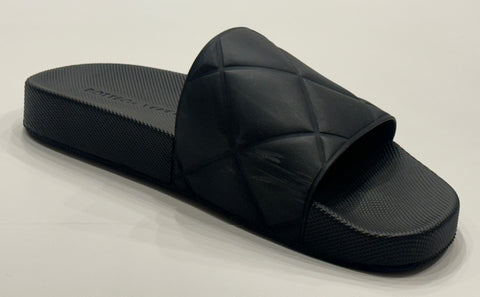 Bottega Veneta Women’s Matt Rubber Black Slides Sandals 9 (39) 640051