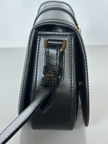 Versace La Greca Leather Black Medium Shoulder Bag 1007128 Italy NWT $2775