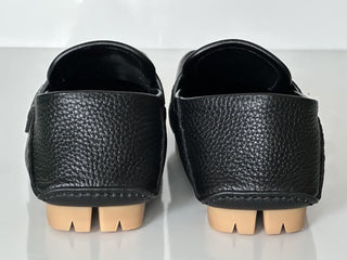 Bottega Veneta Men’s Leather Shore Loafer Shoes Black 10 US (43) 786809 NIB $990