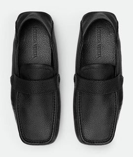 Bottega Veneta Men’s Leather Shore Loafer Shoes Black 10 US (43) 786809 NIB $990