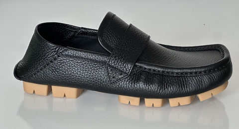 Bottega Veneta Men’s Leather Shore Loafer Shoes Black 10 US (43) 786809 NIB $990