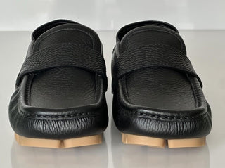 Bottega Veneta Men’s Leather Shore Loafer Shoes Black 10 US (43) 786809 NIB $990