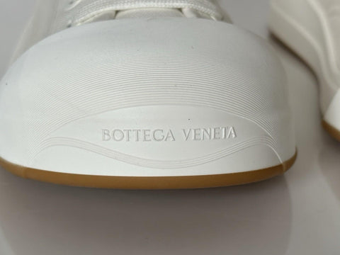 Bottega Veneta Rubber Sole Canvas Optic White Sneakers 12 US 741360 NIB $900