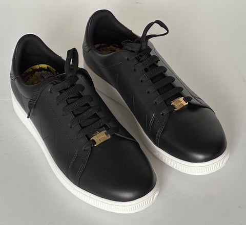 Versace Medusa Men's Black Leather Sneakers 9 US (42 Euro) 1016936 NIB