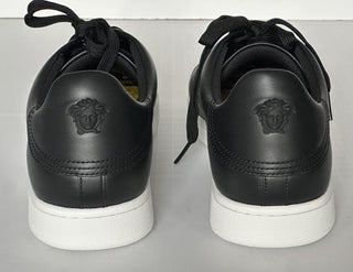 Versace Medusa Men's Black Leather Sneakers 9 US (42 Euro) 1016936 NIB