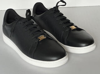 Versace Medusa Men's Black Leather Sneakers 9 US (42 Euro) 1016936 NIB