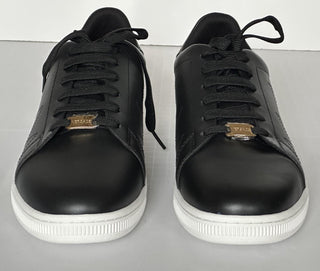 Versace Medusa Men's Black Leather Sneakers 9 US (42 Euro) 1016936 NIB