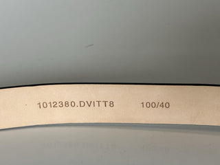 Versace Virtus Nude Calf Leather Belt 100 (40) Italy 1012380 NWT