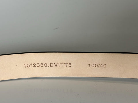 Versace Virtus Nude Calf Leather Belt 100 (40) Italy 1012380 NWT