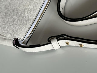Versace Gold Medusa Head Calf Leather White Shoulder Bag IT 1014245 NWT $925