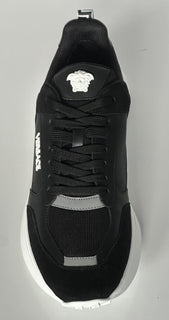 Versace Medusa Men’s Black Sneakers 13 US (46 Euro) 1011942 IT NIB
